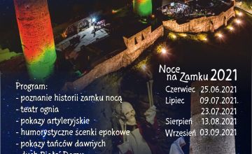 plakat Noc na Zamku
